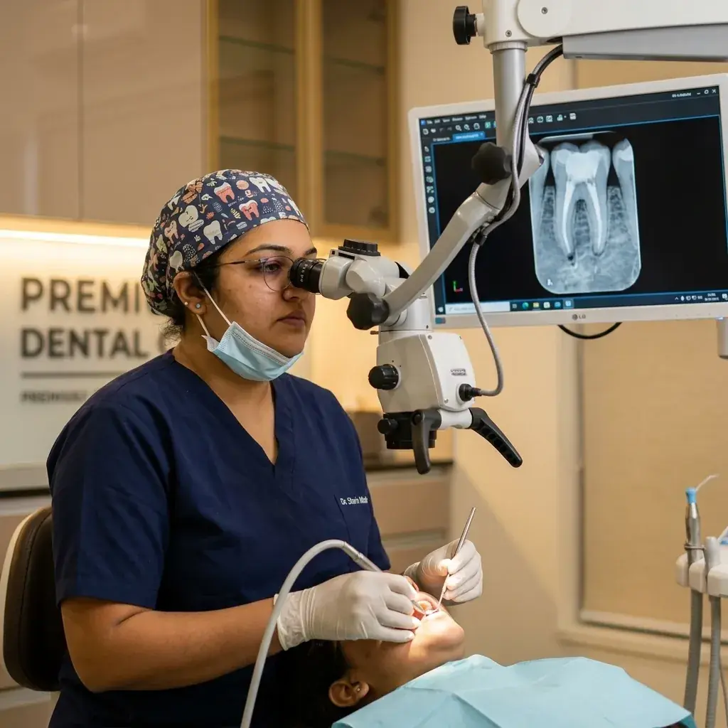 Dr. Sherin handling Root Canal Treatment